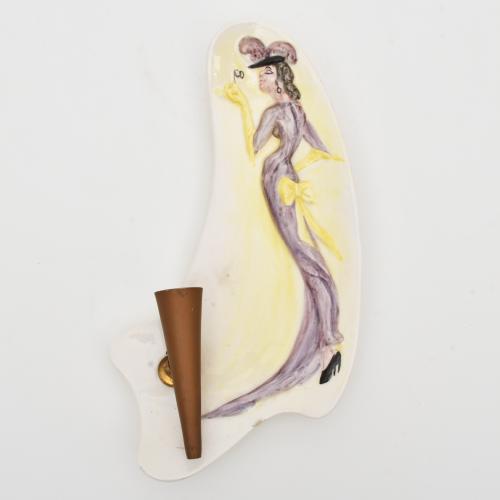 Conjunto de tres apliques, siglo XX.