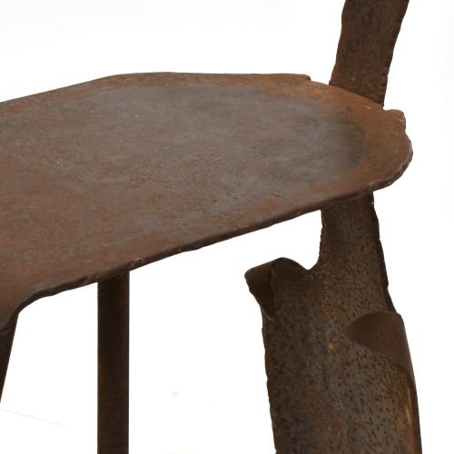 ESCUELA ITALIANA, SIGLO XX. Pareja de taburetes brutalistas