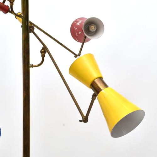 ESCUELA ITALIANA, SIGLO XX. Lámpara de pie, circa 1950.