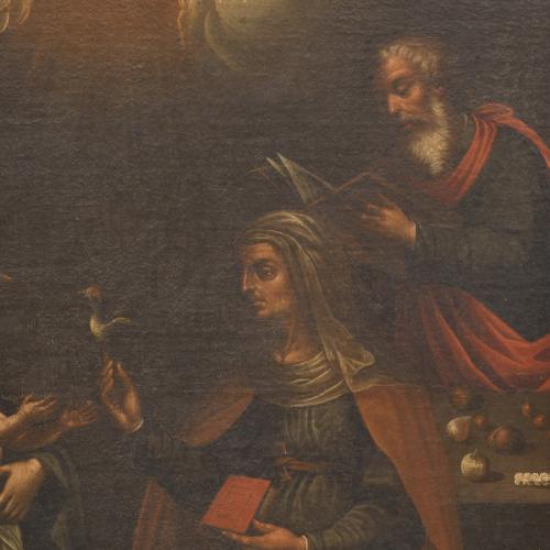 PROBABLY ARAGONESE SCHOOL, 18TH CENTURY. 'Holy Family'.