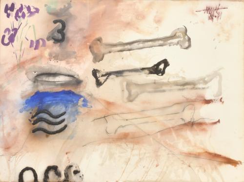 FREDERIC AMAT (1952). 'Ossos', 1981