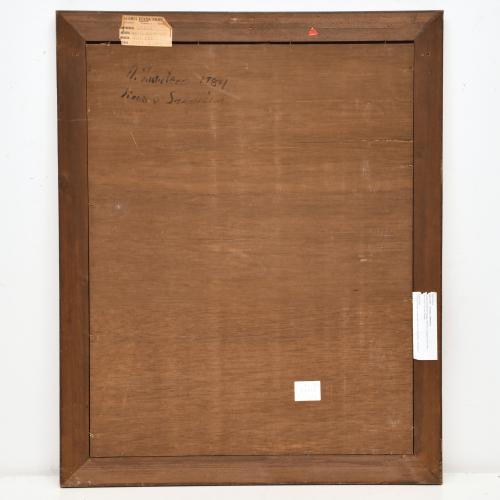 DANIEL QUINTERO (1949).  'Siena y sanguina', 1984.