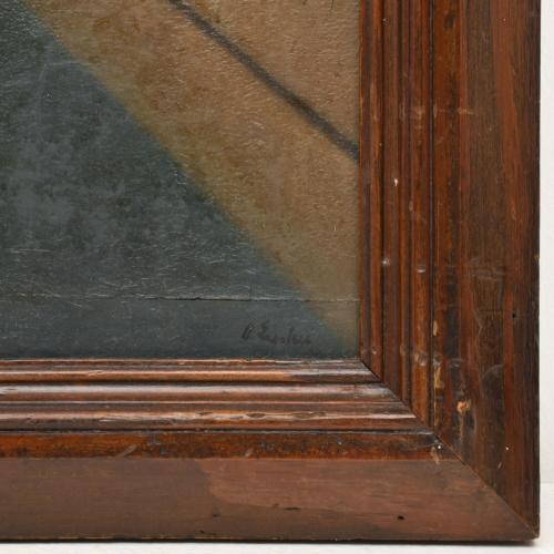 DANIEL QUINTERO (1949).  'Siena y sanguina', 1984.