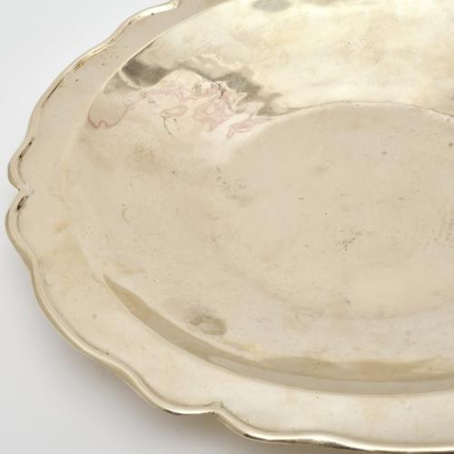 ESCUELA MEJICANA, SIGLO XX. Jarrón con plato.