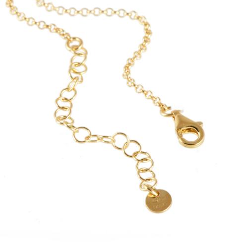 Necklace with pendant and snake-shaped ring with zircons.