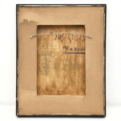 BIBI ZOGBE (1890-1975).  "Dos Rosas".