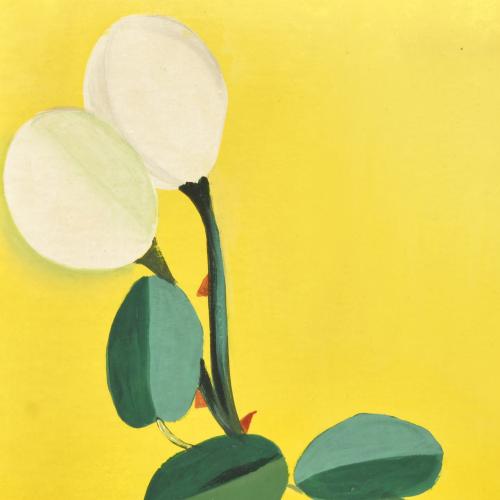 BIBI ZOGBE (1890-1975).  "Dos Rosas".