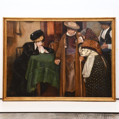 CARLOS VÁZQUEZ (1869-1944) "La hija pródiga", 1911.