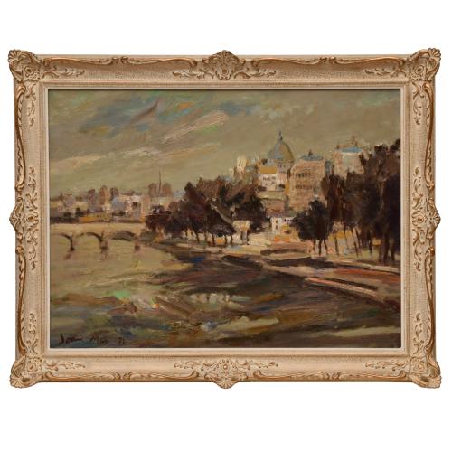 JOAN MAS I RAMON (1934).  "Paris", 1973.