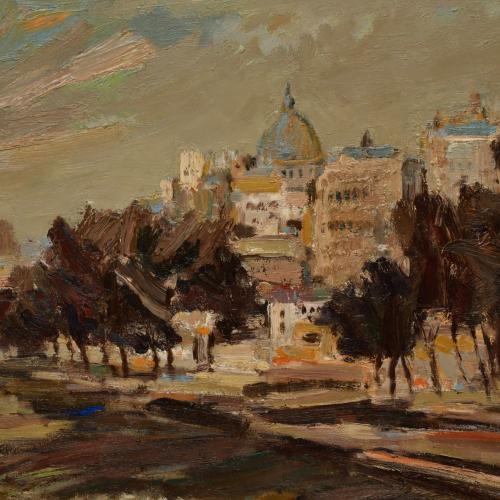 JOAN MAS I RAMON (1934).  "Paris", 1973.