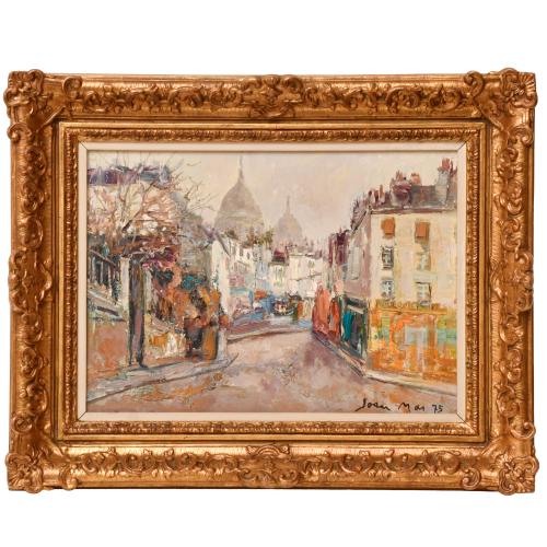 JOAN MAS I RAMON (1934).  "Montmartre", 1975.