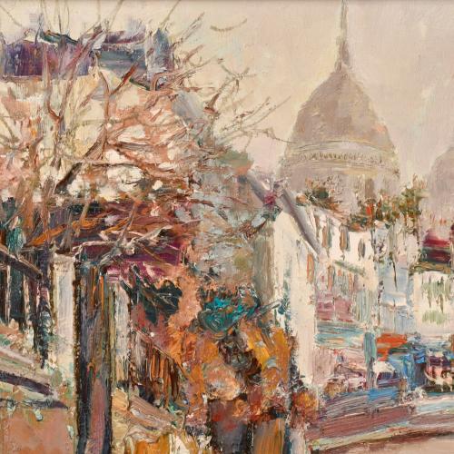 JOAN MAS I RAMON (1934).  "Montmartre", 1975.