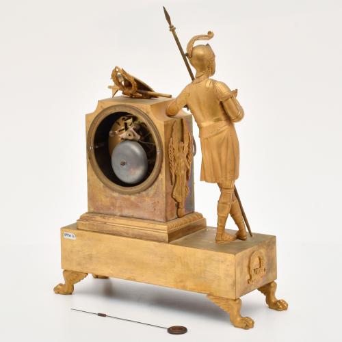 Empire table clock, circa 1810.