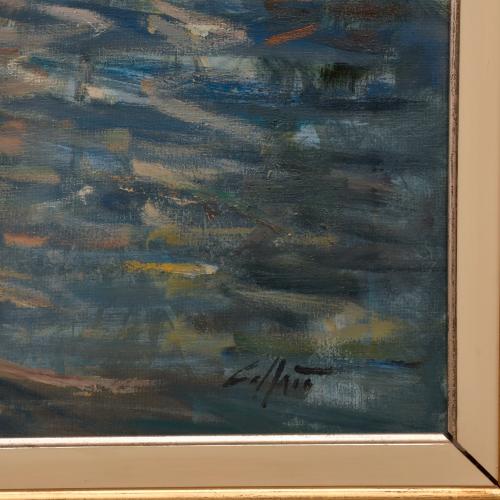 JUAN COLLADO (20TH CENTURY).  "Rowing".