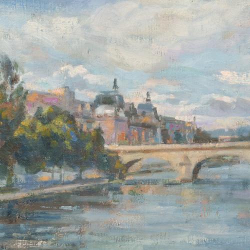 JUAN COLLADO (20TH CENTURY).  "Tarda gris".