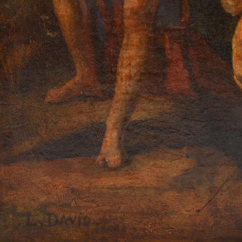LATE 19TH CENTURY FRENCH SCHOOL. "Bacchus and Ariadne".