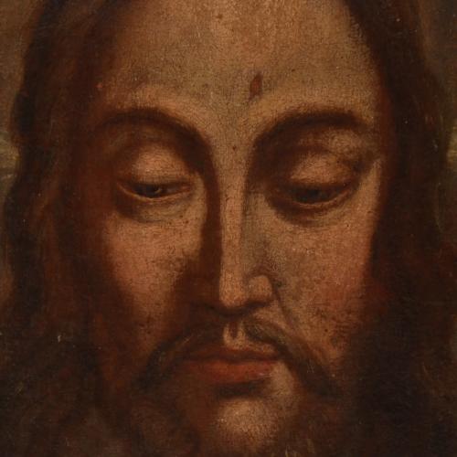 18TH CENTURY, SPANISH SCHOOL. "Holy Face".
