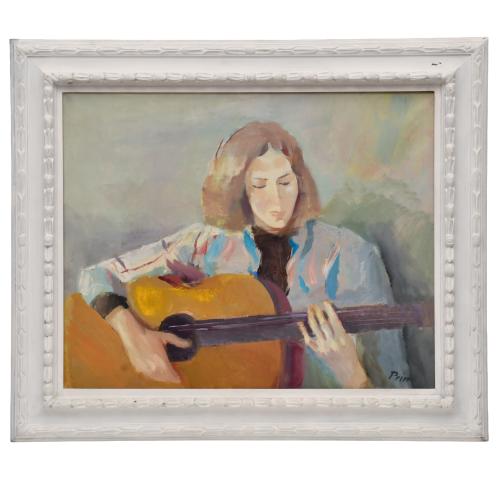 JOSEP MARIA PRIM GUYTO (1907-1973). "Guitarrista".