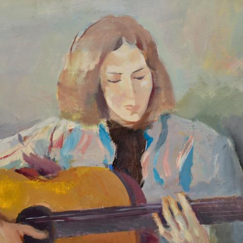 JOSEP MARIA PRIM GUYTO (1907-1973). "Guitarrista".