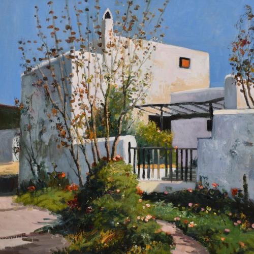 ANTONIO SADURNI (1927-2014).  "Casa mallorquina".