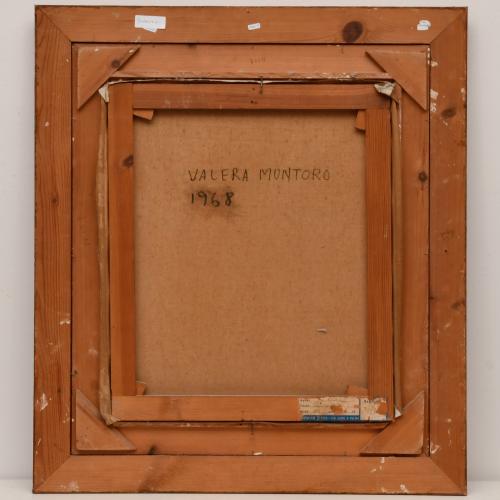 JUAN VALERA MONTORO (1923-?).  "Retrato femenino", 1968.