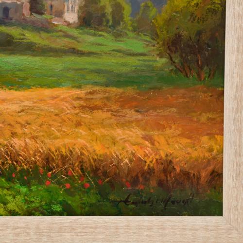 FRANCESC CARBONELL MASSABE (1928).  "El camp de blat", Olot.
