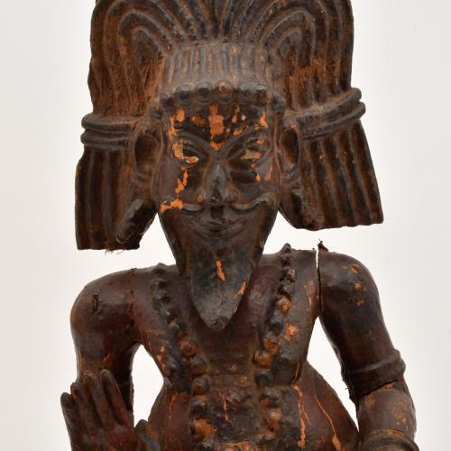 20TH CENTURY AFRICAN SCHOOL. Figure of a divinity.