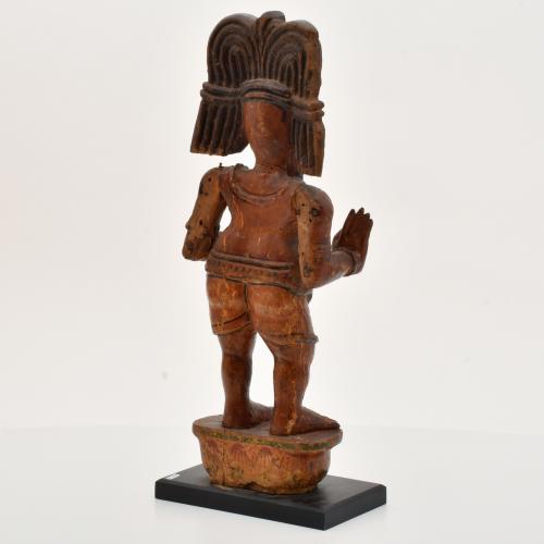 20TH CENTURY AFRICAN SCHOOL. Figure of a divinity.
