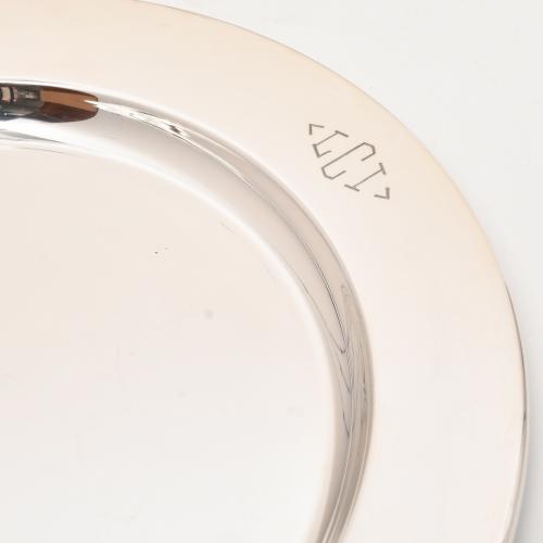 Set of seven dishes.