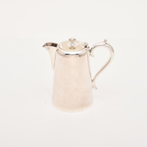 Set of four teapots.