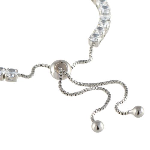 Pulsera riviére con circonitas.