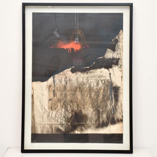 ANTONI CLAVÉ (1913-2005) "La tache rouge", circa 1989.