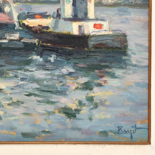 JORDI BAGET (1930).   "Ría de Bilbao".