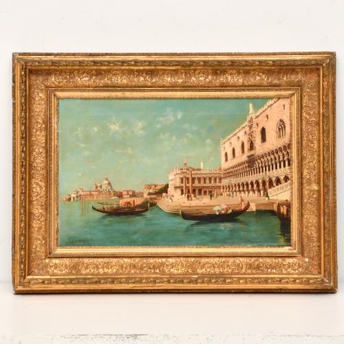 ATTRIB. TO RAFAEL SENET Y PÉREZ (1856-1926).  "Venice".