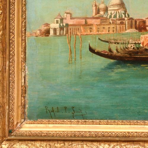 ATTRIB. TO RAFAEL SENET Y PÉREZ (1856-1926).  "Venice".