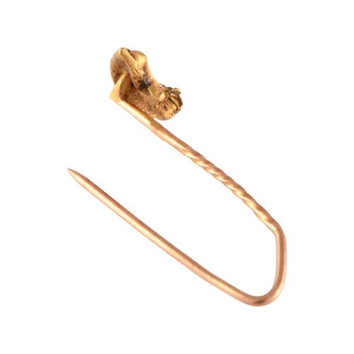 Panther-shaped tie pin.