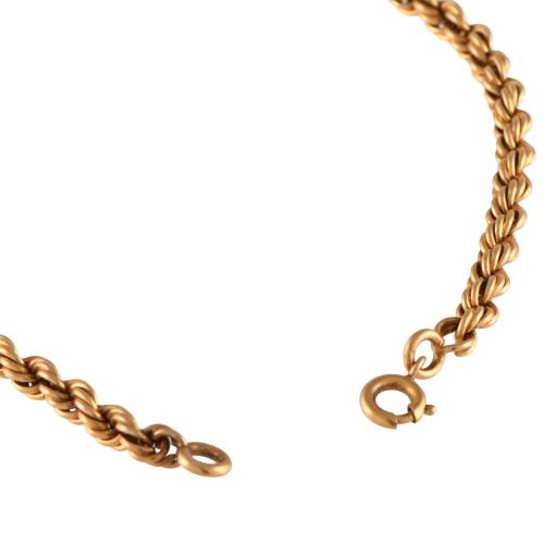 Braided corad-shaped bracelet
