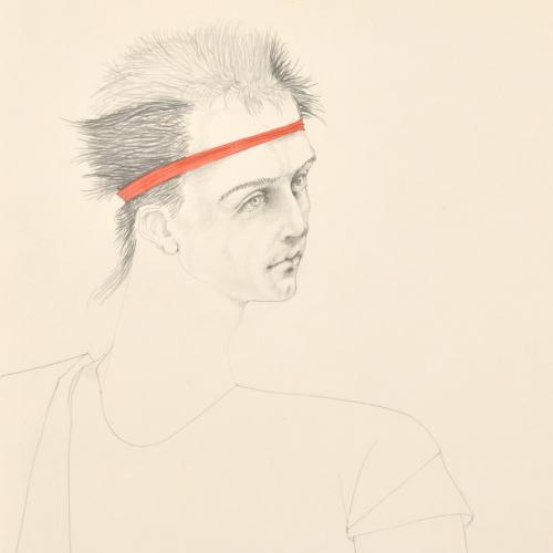 "Man portrait", 1984.
