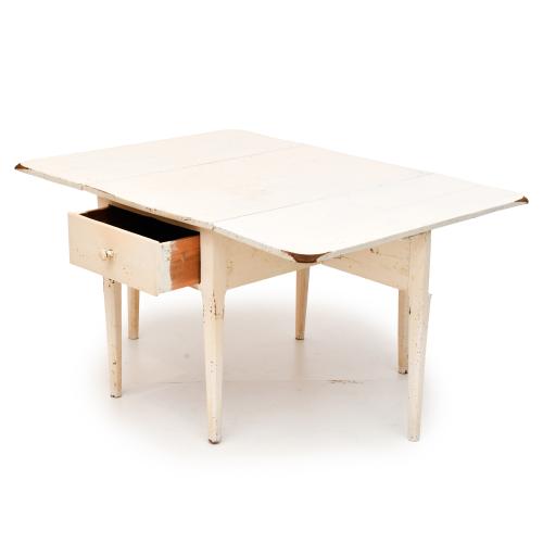 Folding dining table.