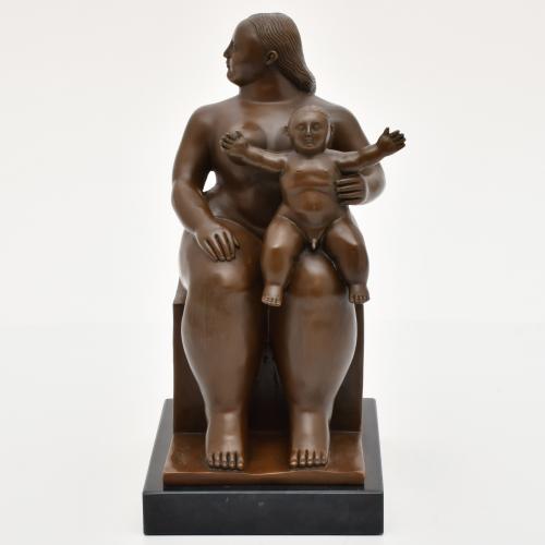 AFTER MODELS BY F. BOTERO, "'Marternity'.
