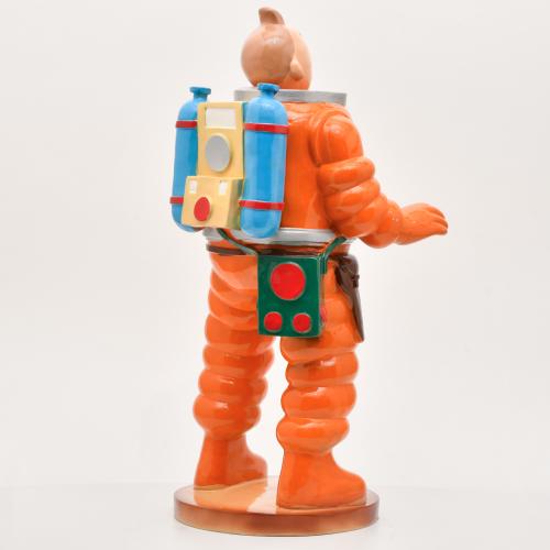‘Tintin as an astronaut’.