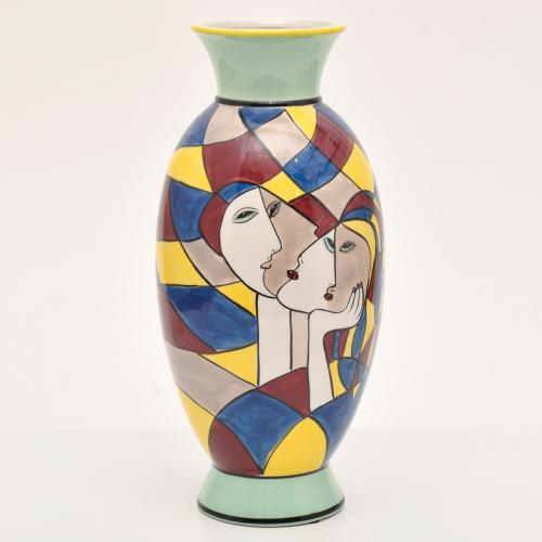 ENNIO SIMONE, vase as a centrepiece.