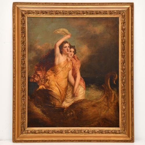 ATTRIBUTED TO WILLIAM ETTY (1787-1849). "Nayades".