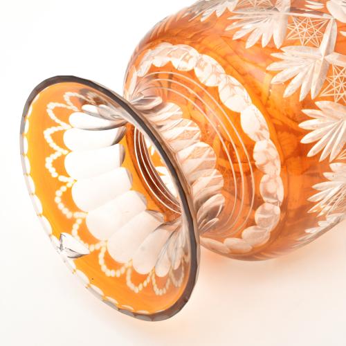 AFTER BACCARAT MODELS, vase as a centrepiece.