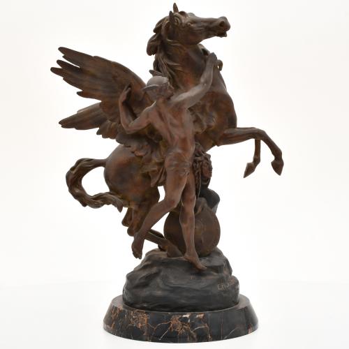 AFTER MODELS BY EMILE LOUIS PICAULT, 'Pegasus'.