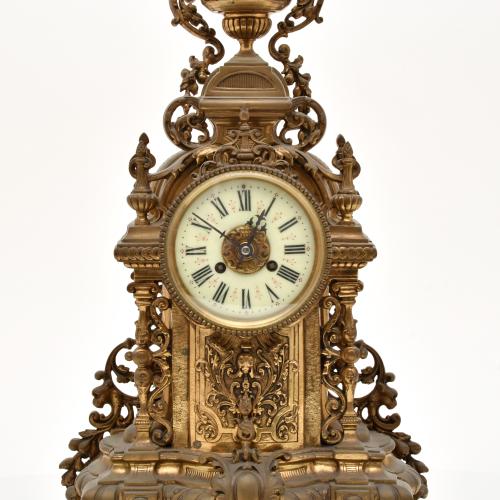 Napoleon III style table clock.