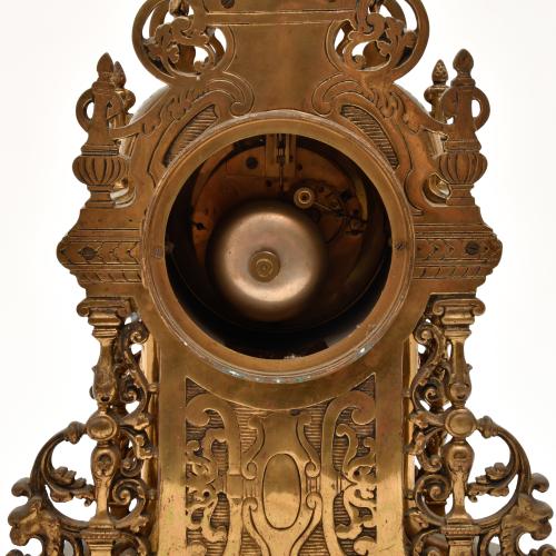 Napoleon III style table clock.