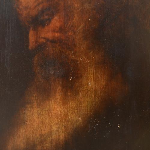ESCUELA ESPAÑOLA, SIGLO XX. Pareja de retratos masculinos.