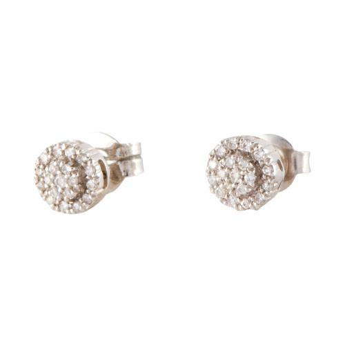 Pendientes con diamantes