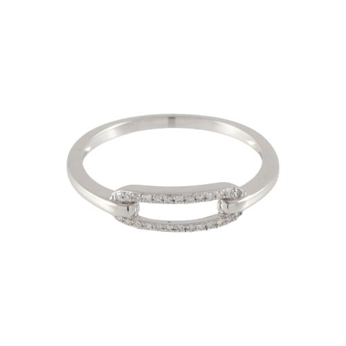 Sortija con diamantes.